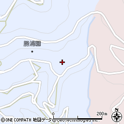 徳島県勝浦郡勝浦町坂本東谷54周辺の地図