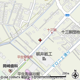 晃和興産株式会社　平生営業所周辺の地図