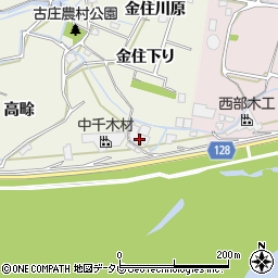 徳島県阿南市羽ノ浦町古庄（下向）周辺の地図