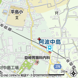 徳島県阿南市那賀川町赤池163-3周辺の地図