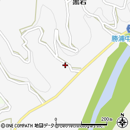 徳島県勝浦郡勝浦町沼江猿滝周辺の地図