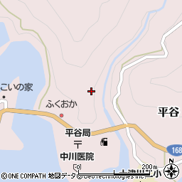 奈良県吉野郡十津川村平谷505周辺の地図