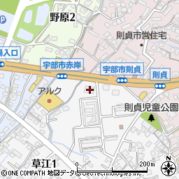 山口銀行則貞支店周辺の地図