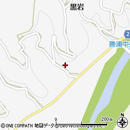徳島県勝浦町（勝浦郡）沼江（了仙寺）周辺の地図
