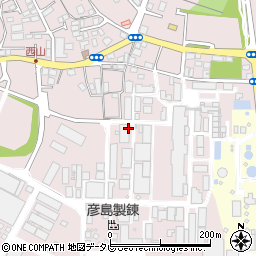 彦島製錬株式会社　分析センター周辺の地図