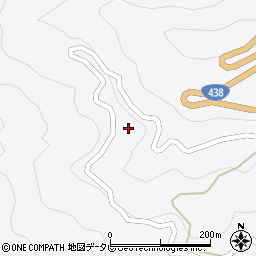 徳島県美馬市木屋平大北420周辺の地図