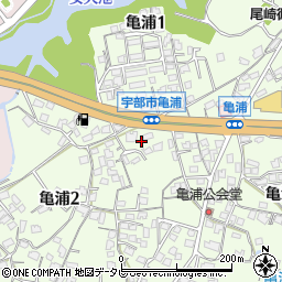 コーポ亀竹周辺の地図