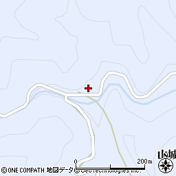 徳島県三好市山城町赤谷152周辺の地図