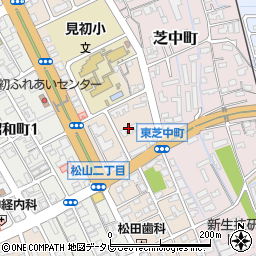 市営松山町見初アパート周辺の地図