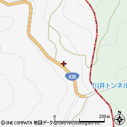 徳島県美馬市木屋平大北252周辺の地図