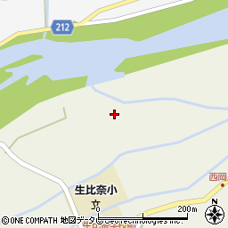 徳島県勝浦郡勝浦町中角角田周辺の地図