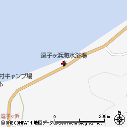 逗子ヶ浜海水浴場周辺の地図