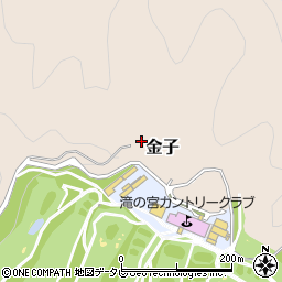 愛媛県新居浜市金子周辺の地図