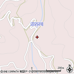 徳島県勝浦郡勝浦町三溪奥地周辺の地図