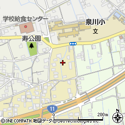 愛媛県新居浜市星原町1周辺の地図