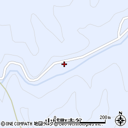 徳島県三好市山城町赤谷93周辺の地図
