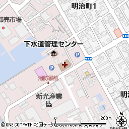 宇部・山陽小野田消防局周辺の地図