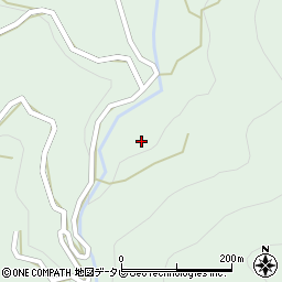 徳島県名西郡神山町上分江田412周辺の地図