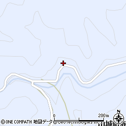 徳島県三好市山城町赤谷122周辺の地図