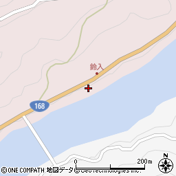 奈良県吉野郡十津川村平谷140周辺の地図