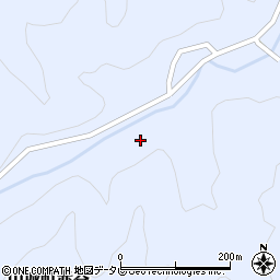 徳島県三好市山城町赤谷435周辺の地図