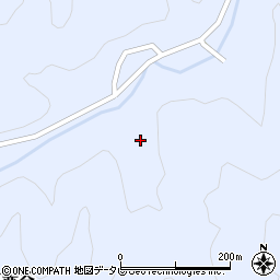 徳島県三好市山城町赤谷569周辺の地図