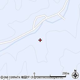 徳島県三好市山城町赤谷570周辺の地図