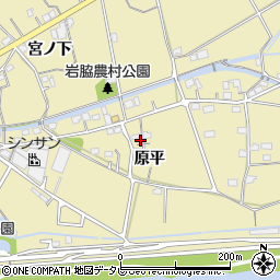 徳島県阿南市羽ノ浦町岩脇原平周辺の地図