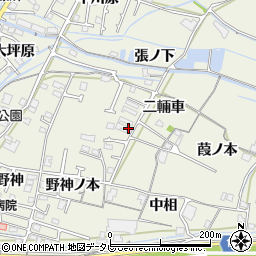徳島県阿南市羽ノ浦町古庄二輛車周辺の地図
