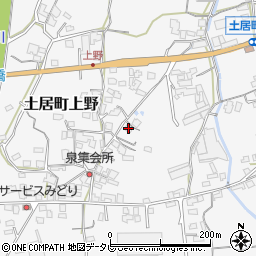 愛媛県四国中央市土居町上野1575周辺の地図