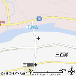 和歌山県日高郡日高川町三百瀬3周辺の地図