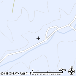 徳島県三好市山城町赤谷42周辺の地図