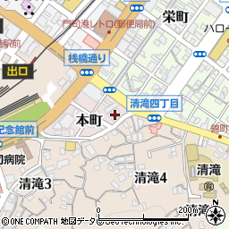 福岡県北九州市門司区本町3-15周辺の地図
