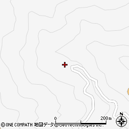 徳島県美馬市木屋平大北555周辺の地図