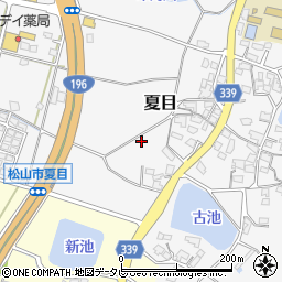 愛媛県松山市夏目甲-245周辺の地図