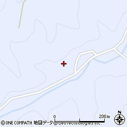 徳島県三好市山城町赤谷32周辺の地図