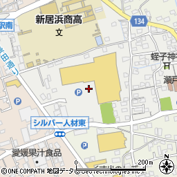 愛媛県新居浜市瀬戸町周辺の地図