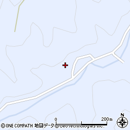 徳島県三好市山城町赤谷31周辺の地図