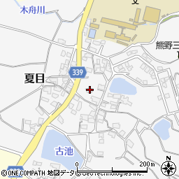 愛媛県松山市夏目539周辺の地図