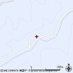 徳島県三好市山城町赤谷24周辺の地図
