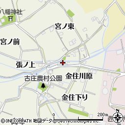 徳島県阿南市羽ノ浦町古庄（張ノ上）周辺の地図