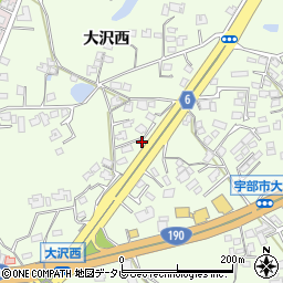 山口県宇部市西岐波大沢西4509-6周辺の地図
