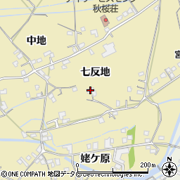 徳島県阿南市羽ノ浦町岩脇七反地周辺の地図