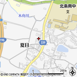 愛媛県松山市夏目560周辺の地図