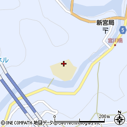 四国中央市役所　新宮施設新宮児童クラブ周辺の地図
