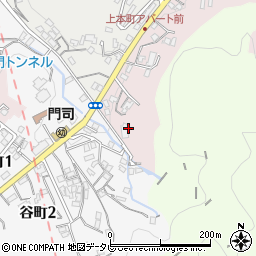 福岡県北九州市門司区上本町1周辺の地図