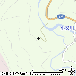 和歌山県田辺市龍神村小又川70周辺の地図