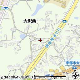 山口県宇部市西岐波大沢西4514-12周辺の地図