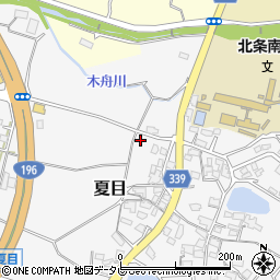 愛媛県松山市夏目563周辺の地図