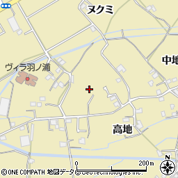 徳島県阿南市羽ノ浦町岩脇中地21周辺の地図